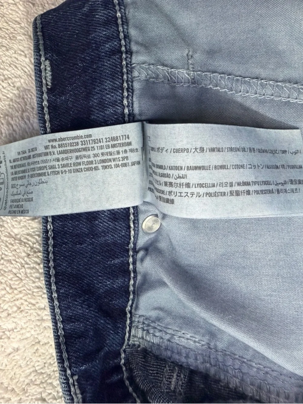 Hollister Men's Mid Blue Slim Straight Jeans